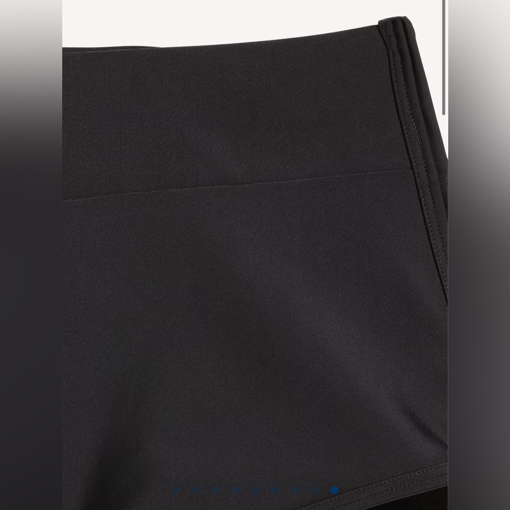 🆕 Old Navy Women’s High-Waisted Matte Swim Shorts Black L 12-14 - Picture 9 of 15